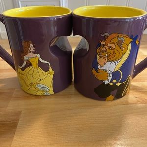 Disney Beauty & the Beast mugs NEW